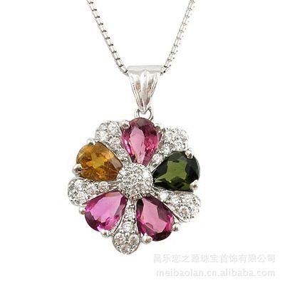 美寶藍(lán)珠寶925純銀天然碧璽吊墜項(xiàng)鏈 批發(fā)優(yōu)勢與產(chǎn)品詳解