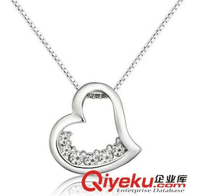 璀璨心意之選 925純銀小愛心鑲鉆鎖骨鏈，工廠直供的生日好禮